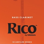 Rico Bass Clarinet Reeds, Strength 3.5, 10-pack