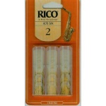 Rico Alto Sax Reeds, Strength 2.0, 3-pack