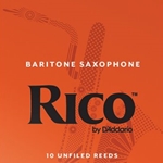 Rico Baritone Sax Reeds, Strength 3.5, 10-pack