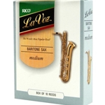 La Voz Baritone Sax Reeds, Strength Medium-Hard, 10-pack
