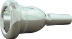 Mouthpiece, Trombone Lg. Shank Bach Megatone Slv.Pltd 6-1/2 AL Cup: 25.40mm, Rim Shape: Medium wide,