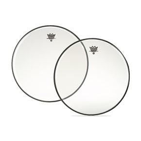 Bass Drum Head, Ambassador, Clear, Remo