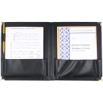 Deluxe Music Folder-Black