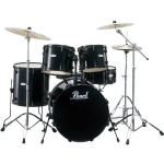 Pearl Forum Drum Set w/ Hardware - Black/Black