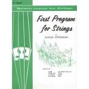First Program for Strings - 1st Violin