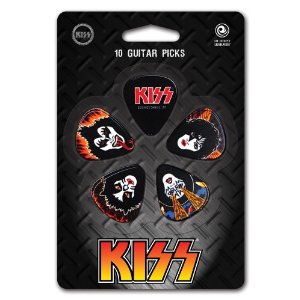 Planet Waves KISS Guitar Picks, Rock and Roll Over, 10 Pack, Medium