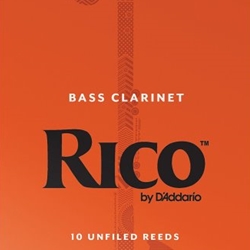 Rico Bass Clarinet Reed 10 Pack