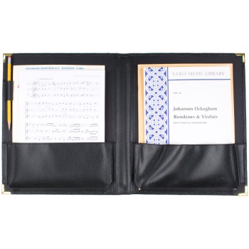 Deluxe Music Folder-Black
