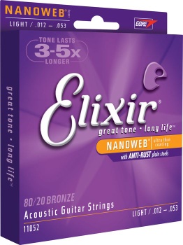 Elixir Nanoweb Acoustic light StringsSet