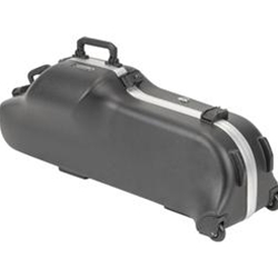 Pro Baritone Saxophone Case with Wheels