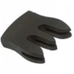 Ebony Violin Mute, Contoured Sides