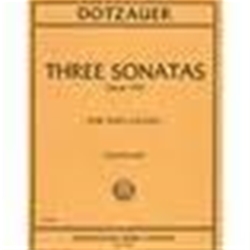 Dotzauer 3 Sonatas for Two Cellos, op. 113