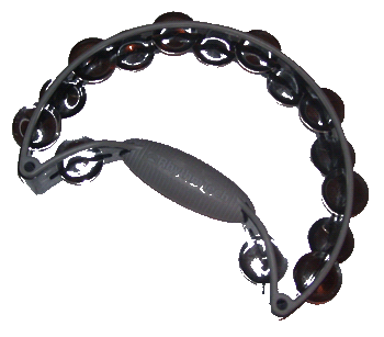RhythmTech Tambourine- Black