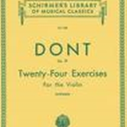 Dont - 24 Exercises for the Violin