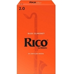 D'Addario Rico Bass Clarinet Reeds 25-Pack