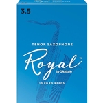 D'Addario Rico Royal Tenor Sax Reeds 10-Pack
