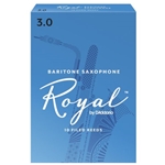 D'Addario Rico Royal Baritone Sax Reeds 10-Pack