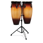 LP Aspire Wood Congas 10" &11" - Vintage Sunburst