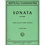 Sonata In G Major For Cello And Piano