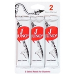 Juno Bass Clarinet Reeds 3-pack
