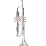 Bach LR180S37 Silver-Plated Stradivarius Bb Trumpet w/Reverse Leadpipe