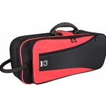 Kaces Lightweight Hardshell Trumpet Case, Red