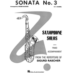 Sonata No. 3 For Alto Saxophone