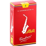 Vandoren Java Red Alto Sax Reeds 10-Pack