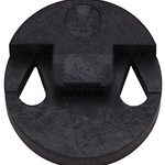 EMMC Tourte Violin Mute - Round Rubber, 2 Holes