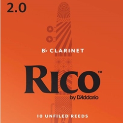 D'Addario Rico Bb Clarinet Reeds 10-Pack