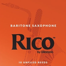 D'Addario Rico Baritone Sax Reeds 10-Pack