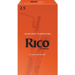 D'Addario Rico Baritone Sax Reeds 25-Pack