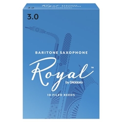 D'Addario Rico Royal Baritone Sax Reeds 10-Pack