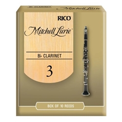 D'Addario Mitchell Lurie Bb Clarinet Reeds 10-Pack