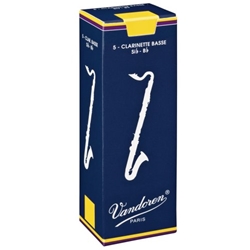 Vandoren Bass Clarinet Reed 5-Pack