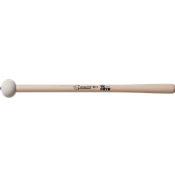Vic Firth MB1H Corpsmaster Bass Drum Mallets - Small Head, Hard