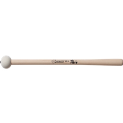 Vic Firth MB1H Corpsmaster Bass Drum Mallets - Small Head, Hard