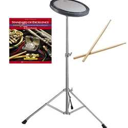 Drum Pad Kit with Standard of Excellence Enhanced Book
