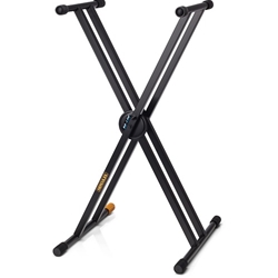 Hercules Ez Lok Double Keyboard Stand