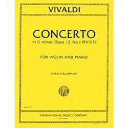 Violin Concerto In G Minor, Rv 317 (Op. 12, No. 1)