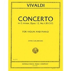 Violin Concerto In G Minor, Rv 317 (Op. 12, No. 1)