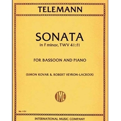 Telemann - Bassoon Sonata In F Minor