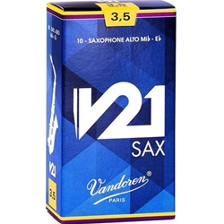 Vandoren V21 Alto Sax Reeds 10-Pack