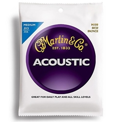 Martin M150 80/20 Bronze Medium Acoustic Guitar Strings