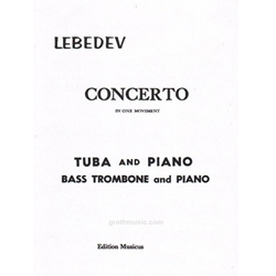 Lebedev - Bass Trombone Concerto In One Movement