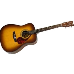 Yamaha F325d Acoustic Guitar, Tobacco Sunburst