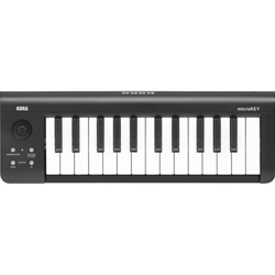 Korg MicroKEY25 USB MIDI Keyboard, Black