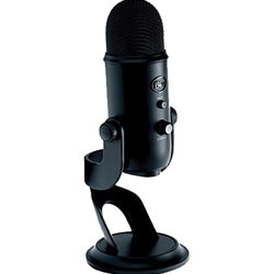 Blue Yeti Multi-Pattern USB Condenser Microphone - Blackout