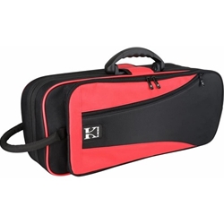 Kaces Lightweight Hardshell Trumpet Case, Red