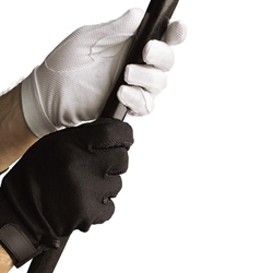 Dinkles White Hook-N-Loop Closure Sure Grip Gloves